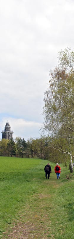 Ein beliebtes Ausflugsziel, der Wachtelbergturm